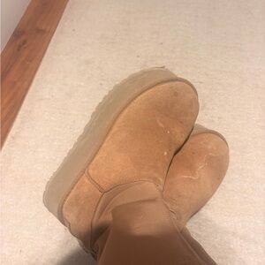 UGG Brown Platform Winter Boots